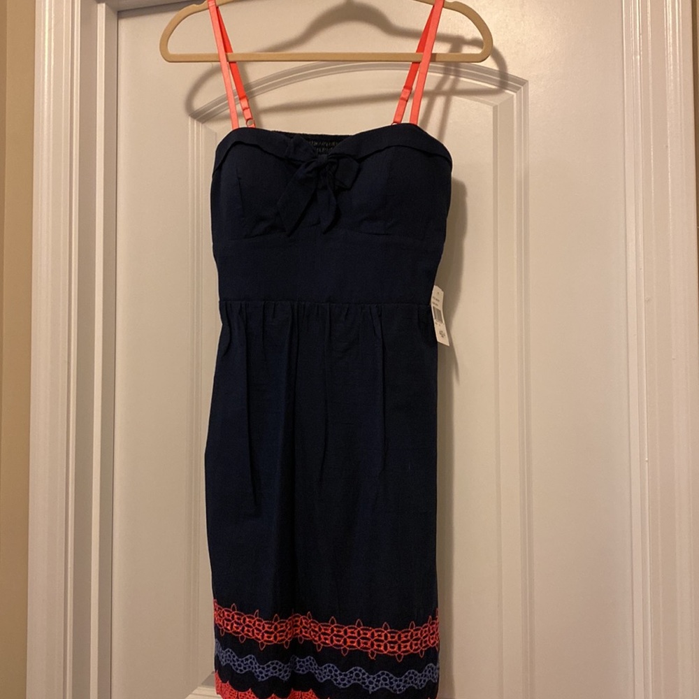 Teeze Me Navy Blue Backless Dress